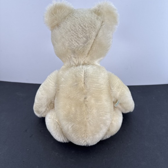 Hermann Original Teddy White Bear Mohair Jointed WestGermany 16" Growler usedVG+ - Picture 15 of 16